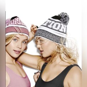 PINK Nation Pom Pom Beanie